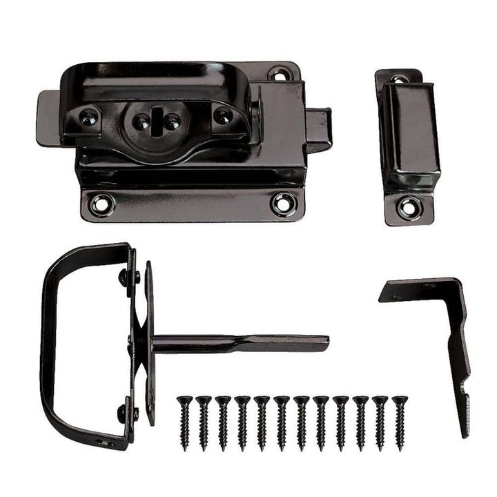 Everbilt Black Swinging Door Latch