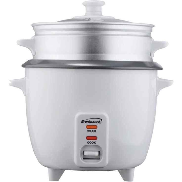 5-Cup White Rice Cooker with Food Steamer