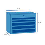 CRAFTSMAN 2000 Series 40.5-in W x 24.5-in H x 18-in D 8-Drawer Steel Tool Chest (Black with Red Trim)
