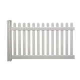WamBam Fence Traditional Classic Picket Fence 4-ft H x 7-ft W White Vinyl Picket Fence Panel (Unassembled)