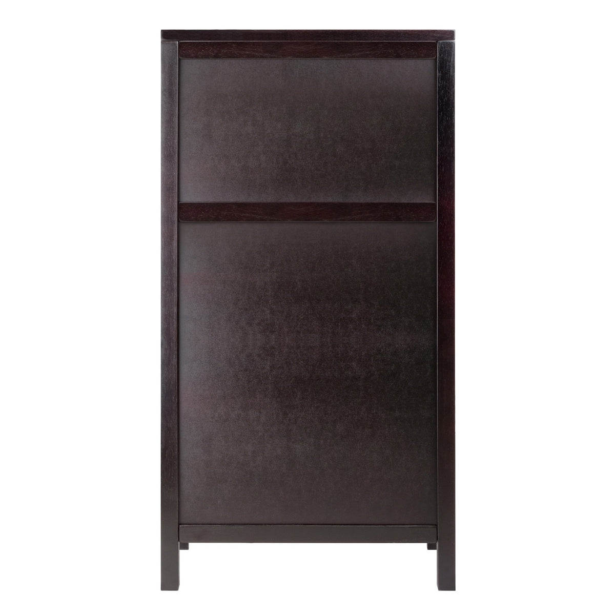 Winsome Wood 20-Bottle Espresso Wood Wine Cabinet