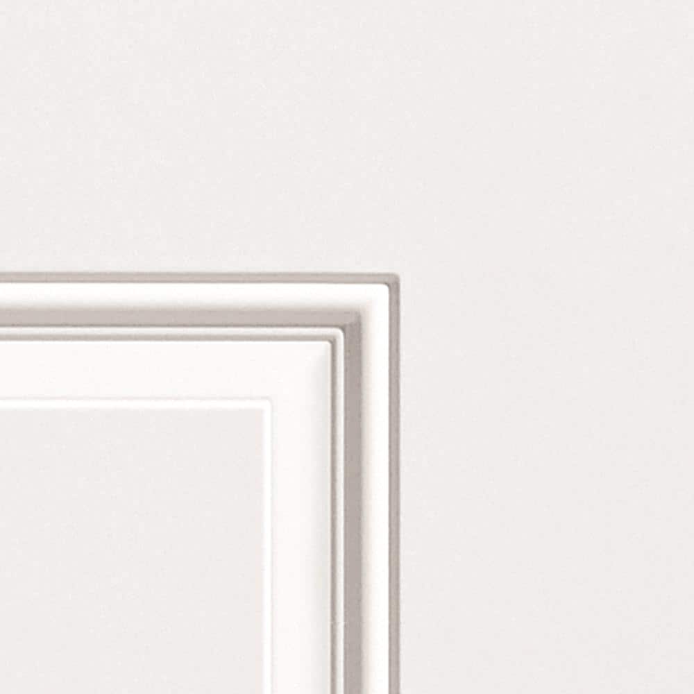 Masonite 34-in x 80-in Steel Universal Reversible Primed White Slab Front Door with Insulating Core