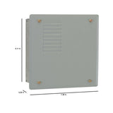 GE PowerMark 125-Amp 4-space load center - side view