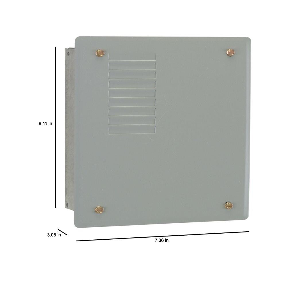 GE PowerMark 125-Amp 4-space load center - side view