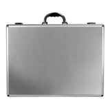 16.75 in. Smooth Aluminum Tool Case with Foam in Silver - Super Arbor