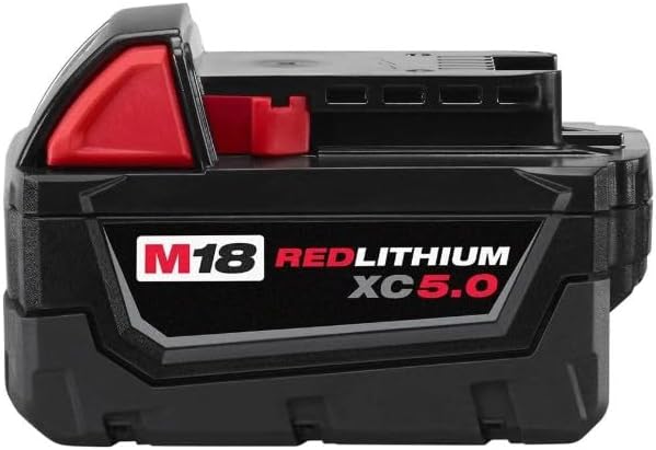 Milwaukee M18 18-Volt 5.0Ah REDLITHIUM XC Batteries and Charger (3-Pack)