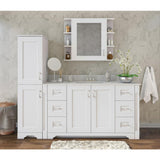 Hawthorne 6 in. W Open Shelf in Linen White - Super Arbor