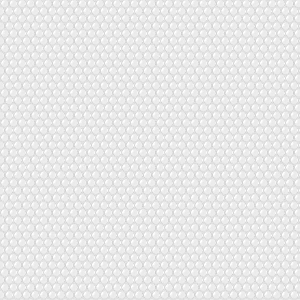 Satori Hudson Brilliant White 12-in x 12-in Glossy Porcelain Mosaic Wall Tile (0.9-sq. ft/ Piece)