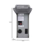 GE PowerMark Gold 70-Amp 1-space load center - side view