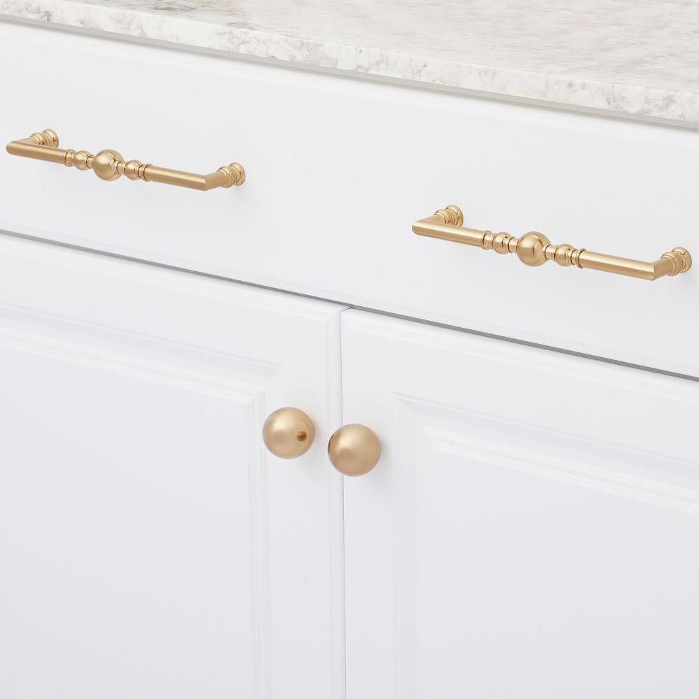 7-9/16 in. (192 mm) Center-to-Center Champagne Bronze Traditional Drawer Pull - Super Arbor