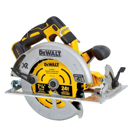 20-Volt MAX Lithium-Ion Cordless Brushless 7-1/4 in. Circular Saw with Brake (Tool-Only) w/ Bonus Battery Pack 6.0 Ah