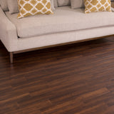 Cali Bamboo Fossilized 3.75-in Bordeaux Distressed Solid Bamboo Hardwood Flooring, 7/16-in T x 36-in L (22.69-sq ft/Carton)