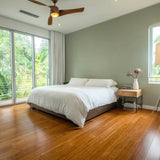 Cali Bamboo Fossilized Prefinished Java Bamboo Smooth/Traditional Locking Hardwood Flooring Sample, 7/16-in x 3-3/4-in
