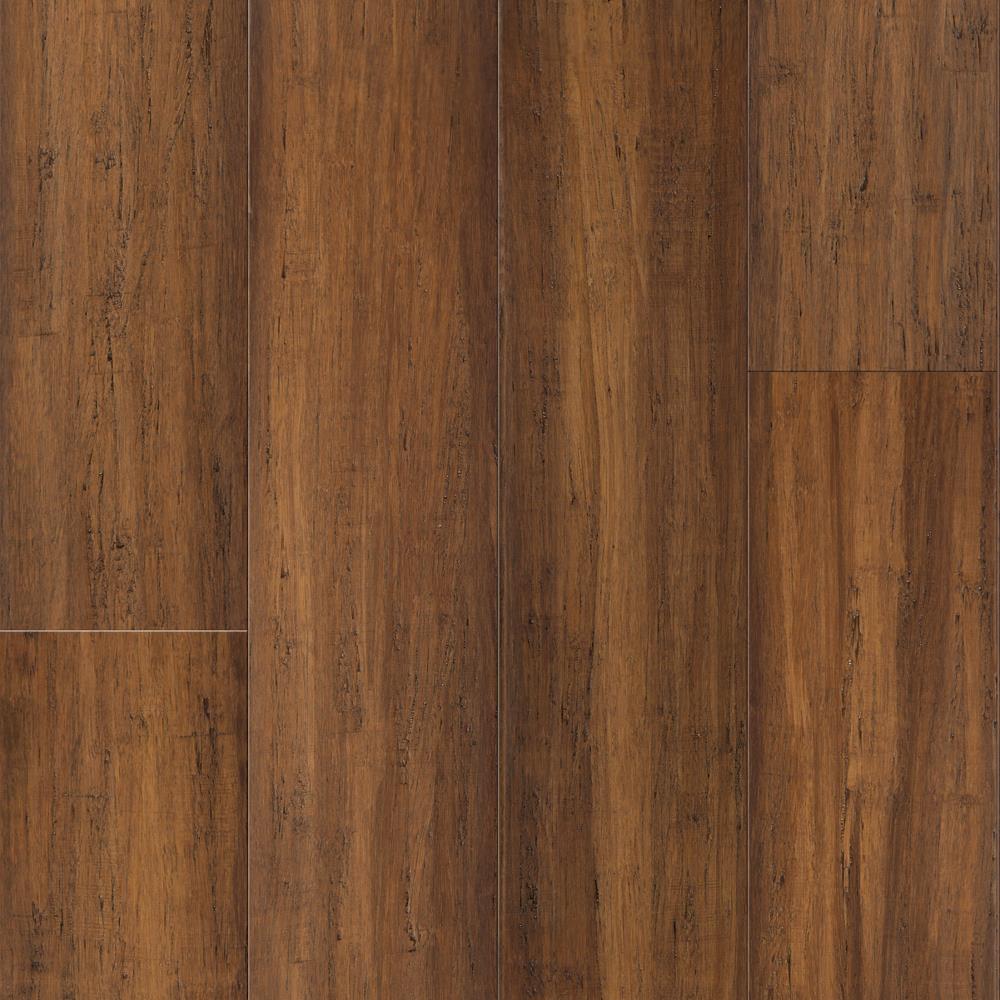 Cali Bamboo Fossilized 5.31-in Bourbon Barrel Bamboo Distressed Engineered Hardwood Flooring (21.5-sq ft)
