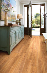 Shaw Perennial Elko Brown 6-mil x 6-in W x 48-in L Waterproof Glue Down Luxury Vinyl Plank Flooring (53.93-sq ft/ Carton)