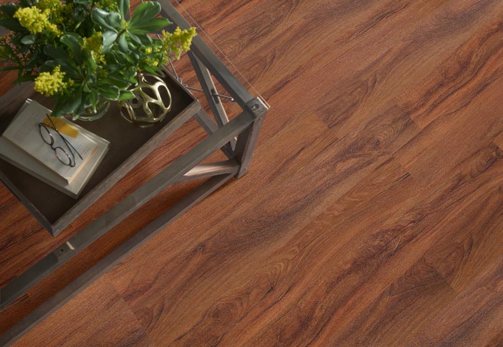 Shaw Cosmopolitan Fiery Brown 6-in Wide x 2-mm Thick Water Resistant Luxury Vinyl Plank Flooring (53.93-sq ft)