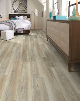 Shaw (Sample) Prismatic Plus Glacier Pine Gray Wood Look 20-mil Waterproof Interlocking or Glue Down Luxury Vinyl Plank