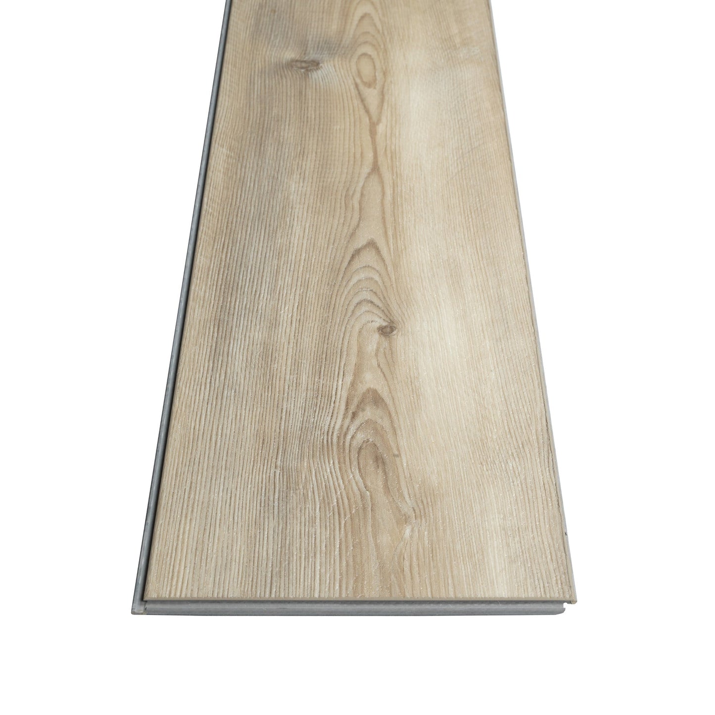 Shaw (Sample) Prismatic Plus Glacier Pine Gray Wood Look 20-mil Waterproof Interlocking or Glue Down Luxury Vinyl Plank
