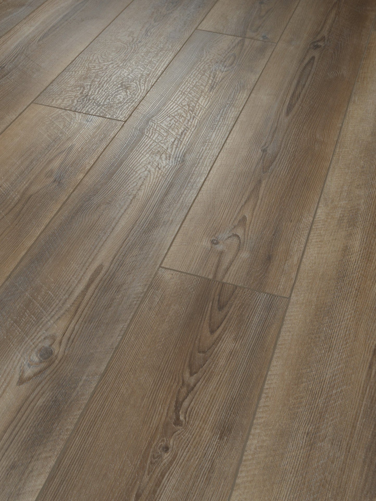 Shaw Prismatic Plus Lenawee Brown 20-mil x 7-in W x 48-in L Waterproof Interlocking Luxury Vinyl Plank Flooring (18.91-sq ft/ Carton)