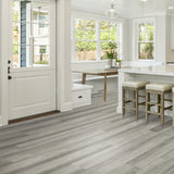 Lucida USA Maxcore Silver Leaf Gray 28-mil x 7-3/32-in W x 48-in L Waterproof Interlocking Luxury Vinyl Plank Flooring (24.5-sq ft/ Carton)