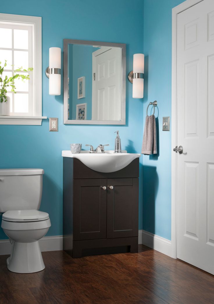 Style Selections Euro 25-in Espresso Single Sink Bathroom Vanity with White Cultured Marble Top