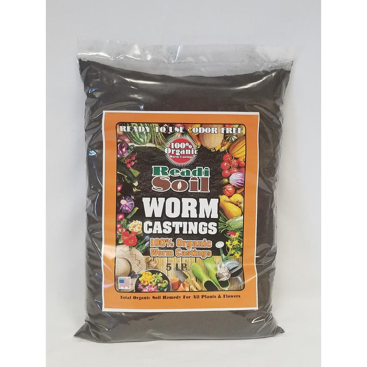 Readi Soil 5lb 100% Organic Worm Casting Soil - Super Arbor