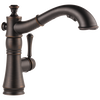Delta Cassidy Venetian Bronze 1-Handle Deck-Mount Pull-Out Handle Kitchen Faucet