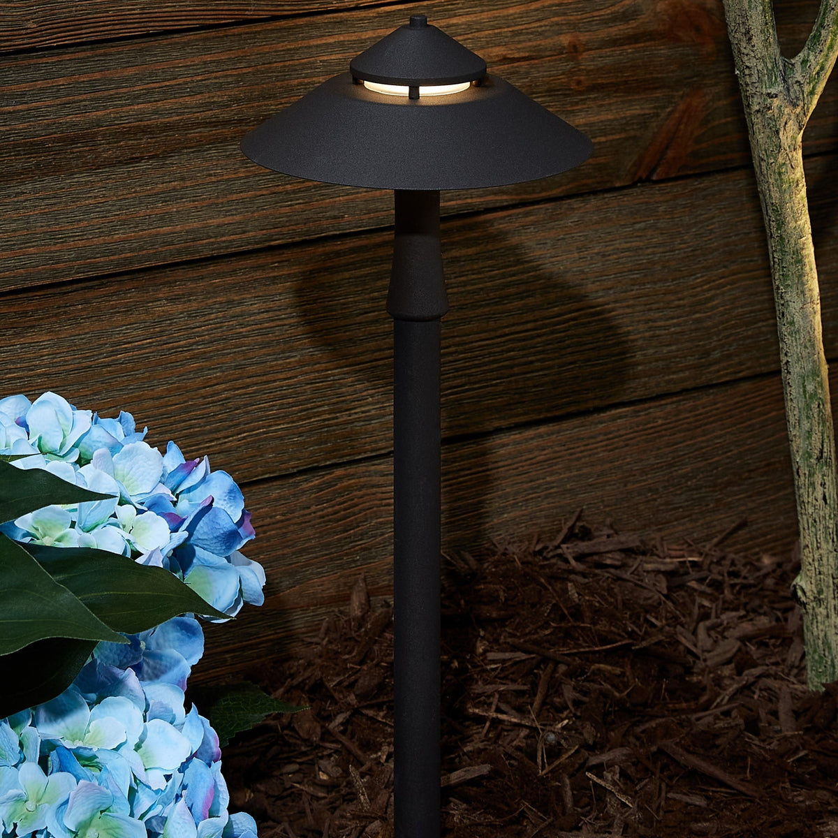 Portfolio 13.8-Watt Special Textured Bronze Low Voltage Integrated LED Path Light Kit
