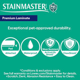 STAINMASTER PetProtect Bellville Acacia 12-mm T x 5-1/4-in W x 47-1/4-in L Waterproof Wood Plank Laminate Flooring (15.46-sq ft / Carton)