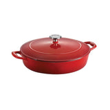 Gourmet 4 Qt. Cast Iron Braising Pan