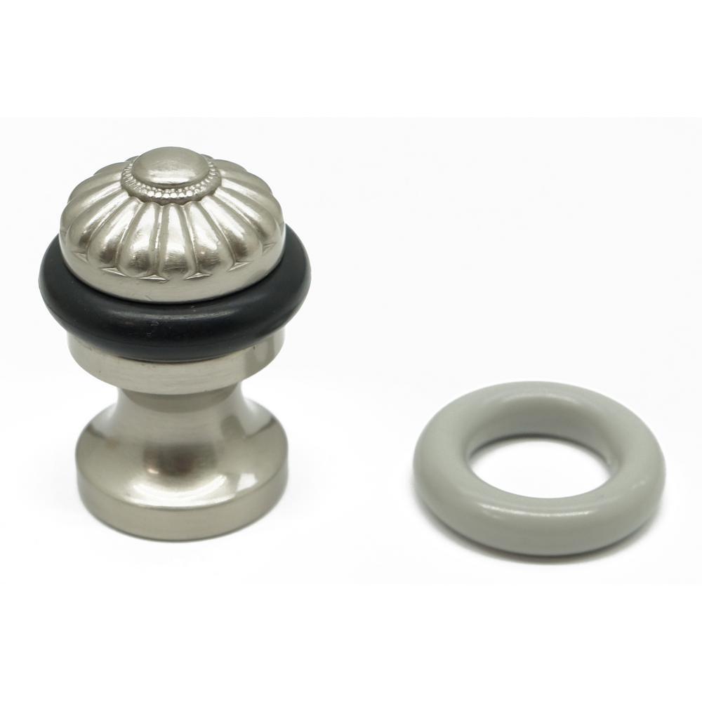 Solid Brass Melon Bullet Floor Door Stop in Oil-Rubbed Bronze - Super Arbor