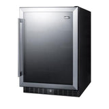 Summit Appliance 100-Can Capacity (5-cu ft) Commercial Glass Door/Black Cabinet Built-In/Freestanding Beverage Center