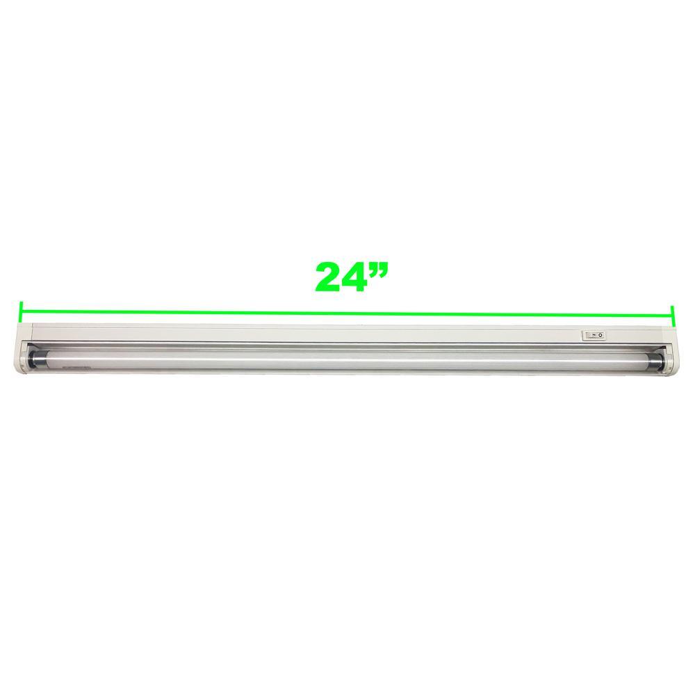 2 ft. T5 1-Bulb High Output 24-Watt Fluorescent Grow Light Fixture - Super Arbor