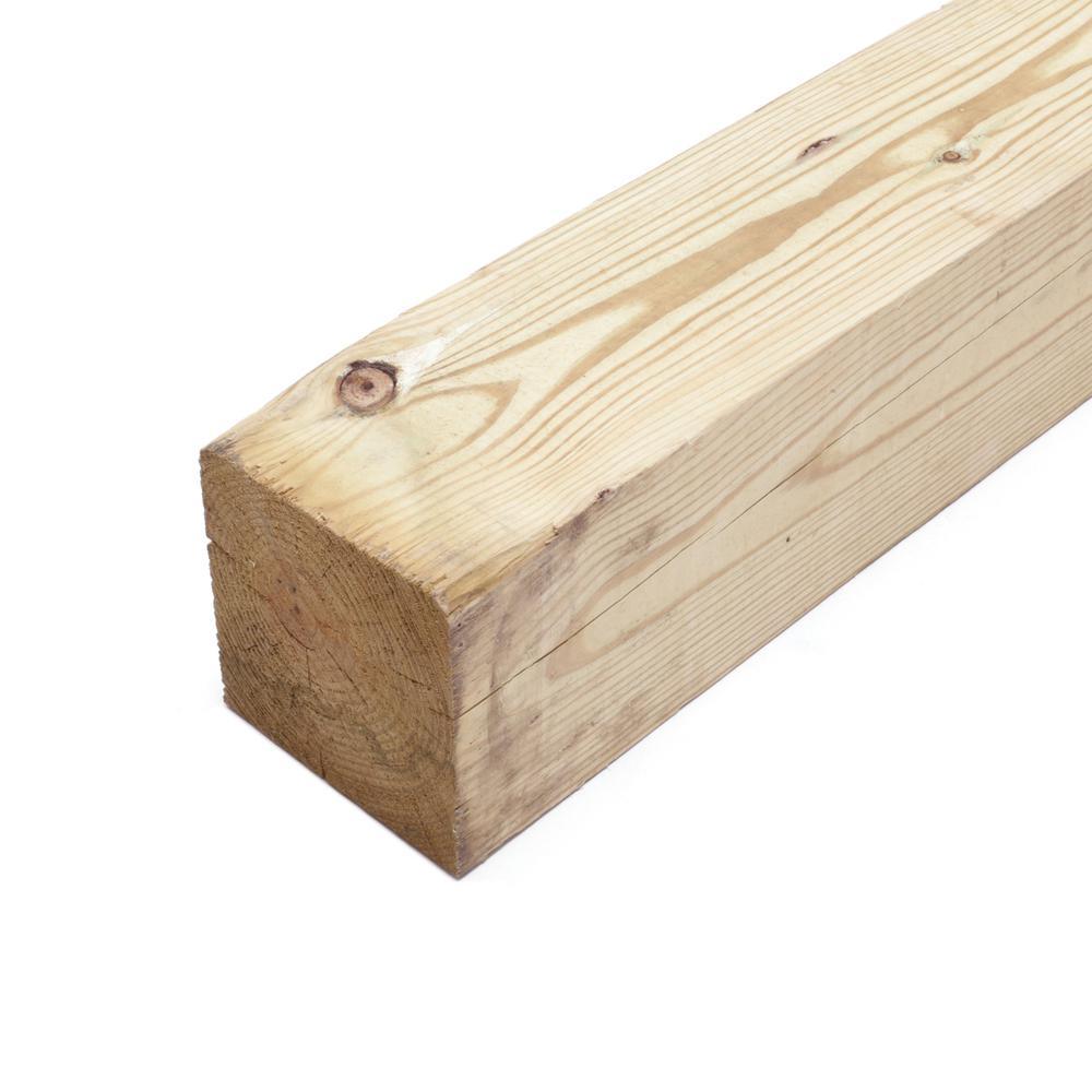 6 in. x 6 in. x 12 ft. #2 Ground Contact Pressure-Treated Timber - Super Arbor