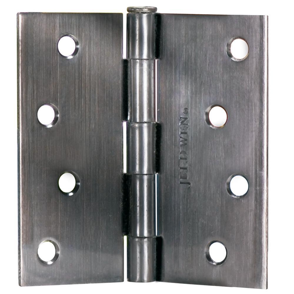 36 in. x 80 in. 3/4 Lite Sanibel Primed Steel Prehung Left-Hand Inswing Front Door w/Brickmould - Super Arbor