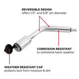 TowSmart Coupler Anti-Theft Lock Kit - Super Arbor