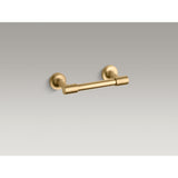 Purist Pivoting Toilet Tissue Holder in Brushed Gold - Super Arbor