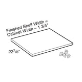 13.5x0.75x19 in. Shelf Kit for 15x21 in. Vanity Cabinet in Light Wood Grain