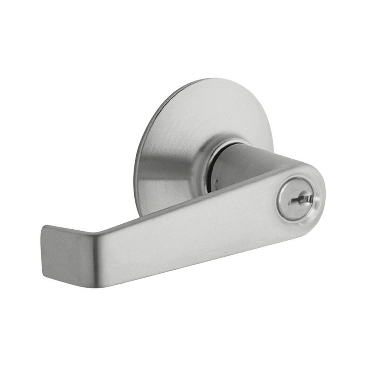 Schlage Elan Satin Chrome Storeroom Lockset, ANSI Grade 2, 1-3/4 in