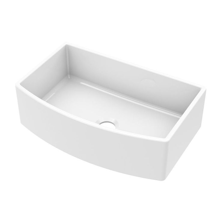 Fireclay 33 in. Single Bowl Apron-Front Farmhouse Kitchen Sink