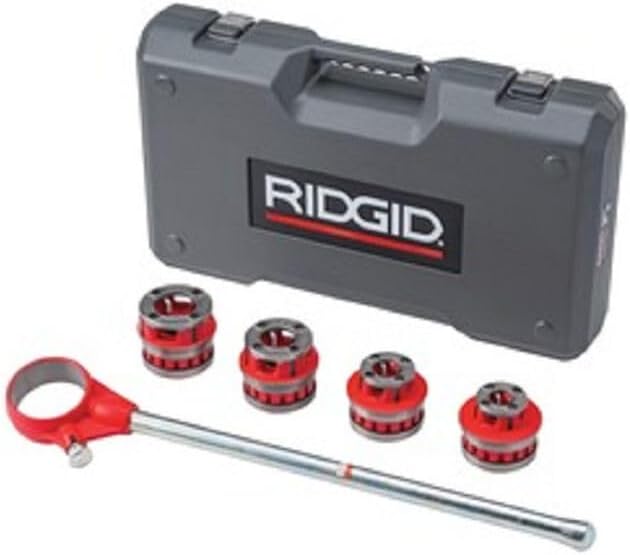 RIDGID 1/8 in. to 2 in. NPT 12-R Exposed Ratchet Threader Set