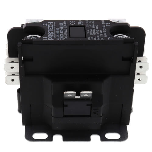 Rheem 42-25101-03 contactor - detail view (Type: 1 Pole Contactor; Voltage: 24V)