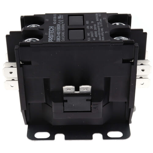 Rheem 42-42139-13 contactor - detail view (Type: 2 Pole Contactor; Voltage: 24V)