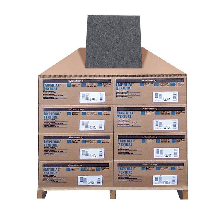 Armstrong Standard Excelon Imperial Texture VCT, Blue Gray, 12 in. x 12 in. x 1/8 in. Vinyl Composition Tile – 1080 sq. ft. Pallet
