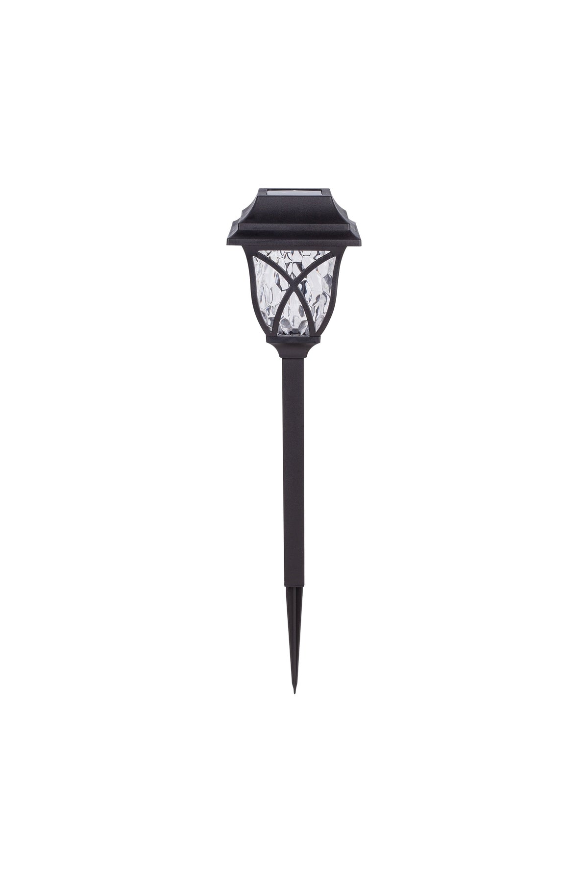 Portfolio 4X Brighter 4.8-Lumen Black Solar Integrated LED Path Light, 3500K
