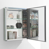 Fresca 20-in x 26-in Surface/Recessed Mount Mirror Mirrored Medicine Cabinet