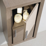 Fresca Trieste 15.75-in x 32-in x 9.87-in Gray Oak Soft Close Bathroom Wall Cabinet