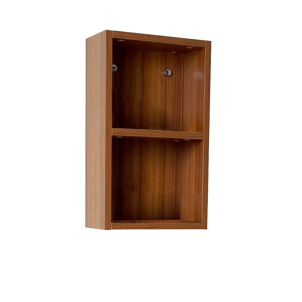 Fresca Senza 11.9-in x 19.65-in x 5.9-in Teak Bathroom Wall Cabinet