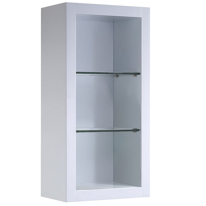 Fresca Trieste 15.75-in x 32-in x 9.9-in White Soft Close Bathroom Wall Cabinet
