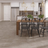 Lucida USA Cement Stainless Steel Stone Look 12-mil x 12-in W x 12-in L Waterproof Peel and Stick Vinyl Tile Flooring (36-sq ft/ Carton)